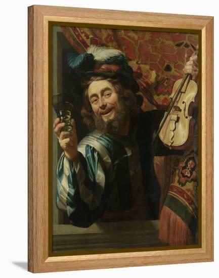 The Merry Fiddler, 1623-Gerrit van Honthorst-Framed Premier Image Canvas