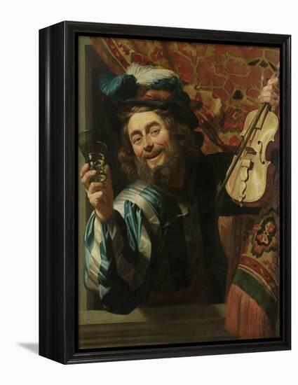 The Merry Fiddler, 1623-Gerrit van Honthorst-Framed Premier Image Canvas