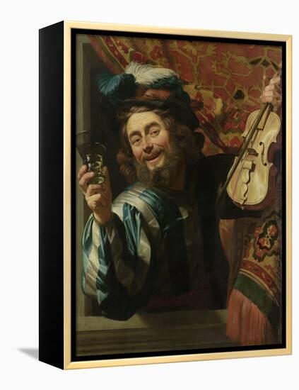 The Merry Fiddler, 1623-Gerrit van Honthorst-Framed Premier Image Canvas