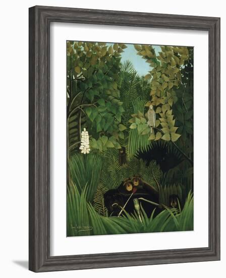 The Merry Jesters, 1906-Henri Rousseau-Framed Giclee Print