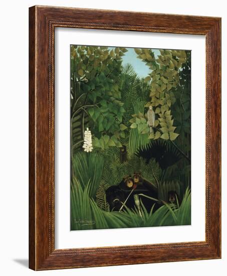The Merry Jesters, 1906-Henri Rousseau-Framed Giclee Print