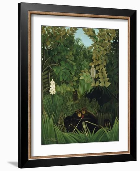 The Merry Jesters, 1906-Henri Rousseau-Framed Giclee Print