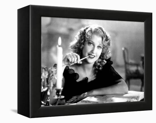 The Merry Widow, Jeanette MacDonald, 1934-null-Framed Stretched Canvas