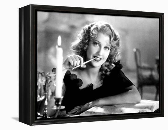The Merry Widow, Jeanette MacDonald, 1934-null-Framed Stretched Canvas