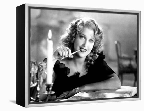 The Merry Widow, Jeanette MacDonald, 1934-null-Framed Stretched Canvas