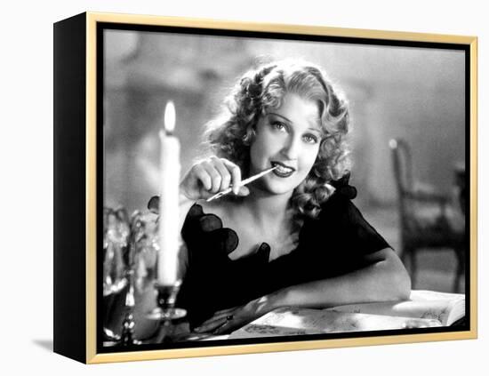 The Merry Widow, Jeanette MacDonald, 1934-null-Framed Stretched Canvas