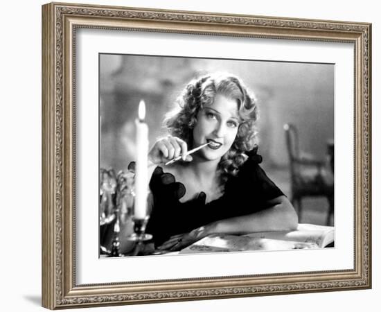 The Merry Widow, Jeanette MacDonald, 1934-null-Framed Photo