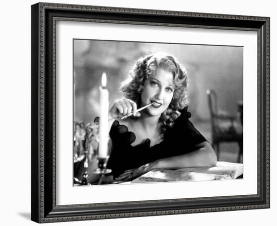 The Merry Widow, Jeanette MacDonald, 1934-null-Framed Photo