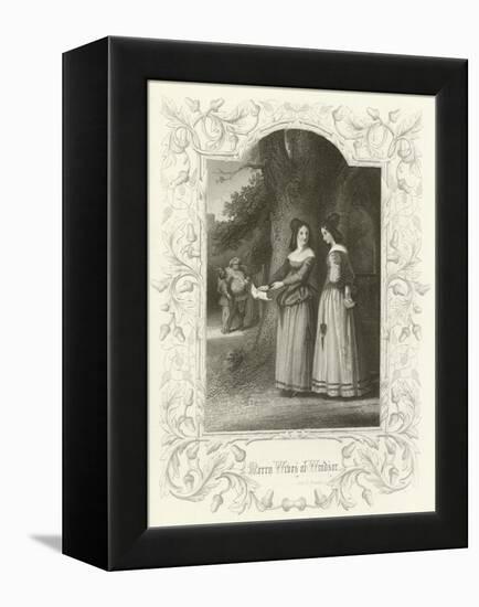 The Merry Wives of Windsor, Act II Scene I-Joseph Kenny Meadows-Framed Premier Image Canvas