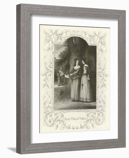 The Merry Wives of Windsor, Act II Scene I-Joseph Kenny Meadows-Framed Giclee Print