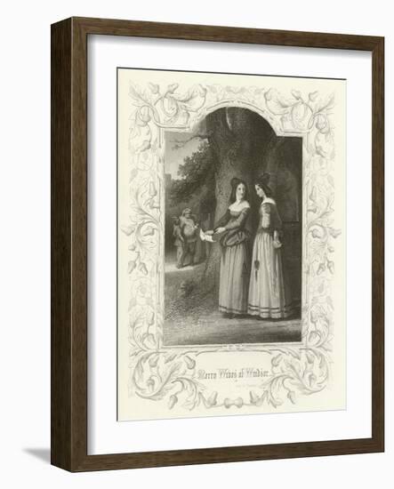 The Merry Wives of Windsor, Act II Scene I-Joseph Kenny Meadows-Framed Giclee Print