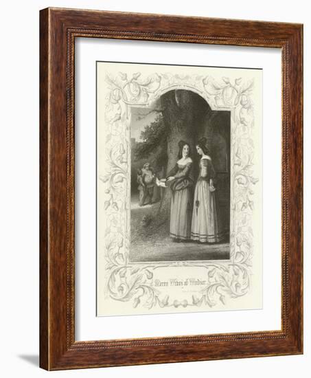 The Merry Wives of Windsor, Act II Scene I-Joseph Kenny Meadows-Framed Giclee Print