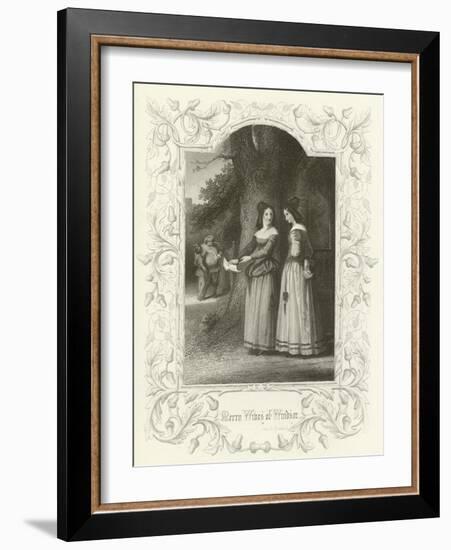 The Merry Wives of Windsor, Act II Scene I-Joseph Kenny Meadows-Framed Giclee Print