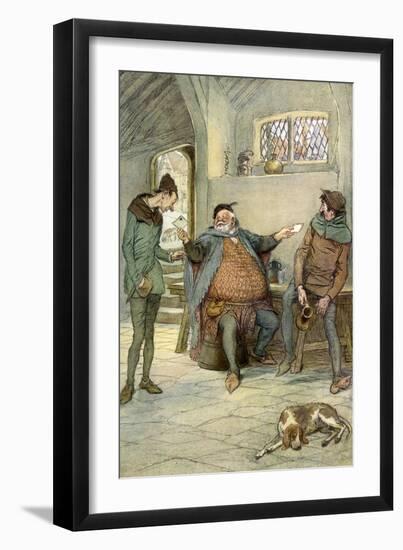 The Merry Wives of Windsor by William Shakespeare-Hugh Thomson-Framed Giclee Print