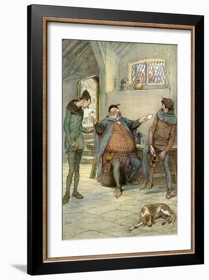 The Merry Wives of Windsor by William Shakespeare-Hugh Thomson-Framed Giclee Print