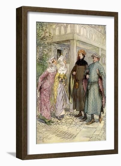 The Merry Wives of Windsor by William Shakespeare-Hugh Thomson-Framed Giclee Print