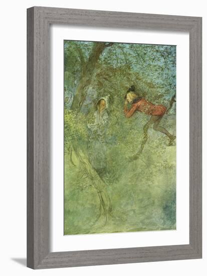 The Merry Wives of Windsor by William Shakespeare-Hugh Thomson-Framed Giclee Print