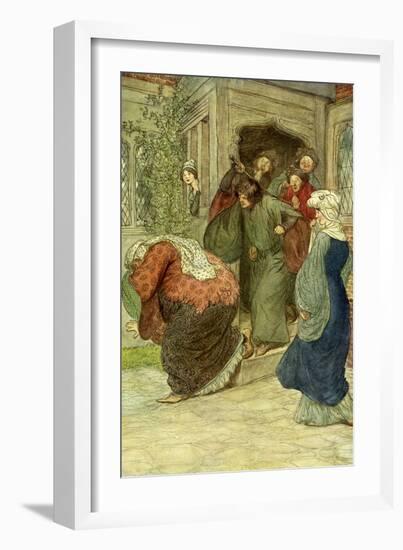 The Merry Wives of Windsor by William Shakespeare-Hugh Thomson-Framed Giclee Print