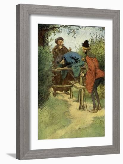 The Merry Wives of Windsor by William Shakespeare-Hugh Thomson-Framed Giclee Print