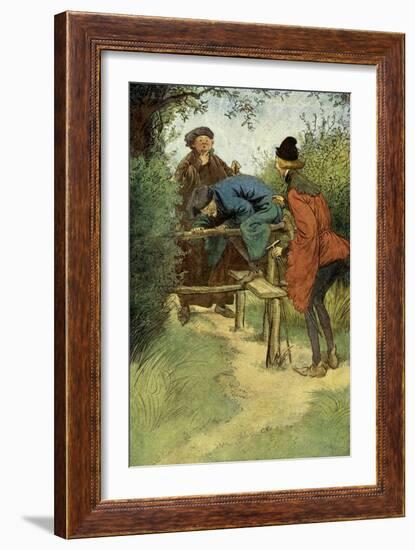 The Merry Wives of Windsor by William Shakespeare-Hugh Thomson-Framed Giclee Print