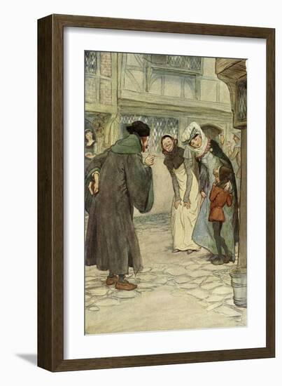 The Merry Wives of Windsor by William Shakespeare-Hugh Thomson-Framed Giclee Print