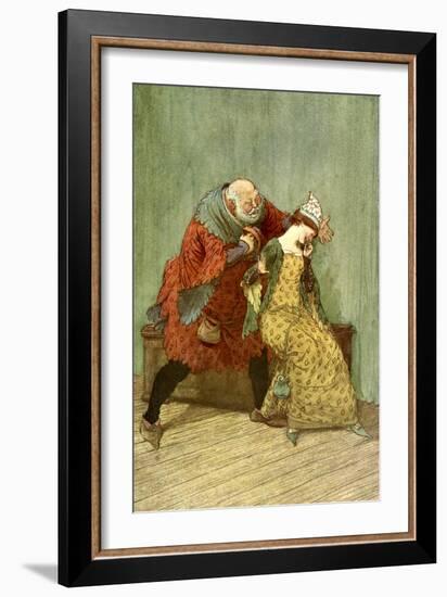 The Merry Wives of Windsor by William Shakespeare-Hugh Thomson-Framed Giclee Print