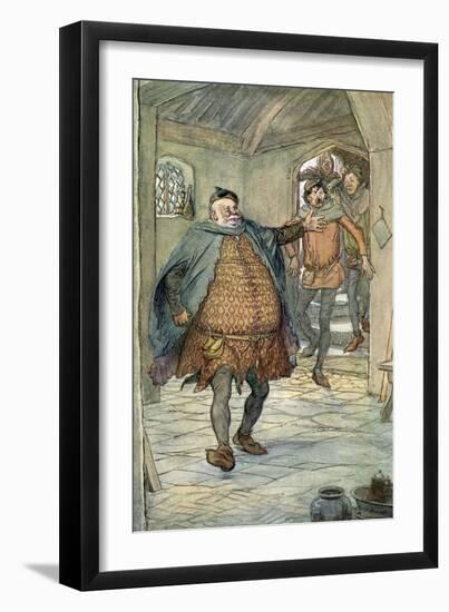 The Merry Wives of Windsor by William Shakespeare-Hugh Thomson-Framed Giclee Print