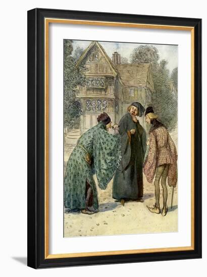 The Merry Wives of Windsor by William Shakespeare-Hugh Thomson-Framed Giclee Print