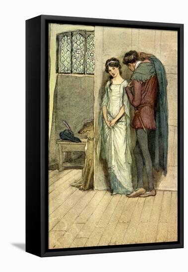 The Merry Wives of Windsor by William Shakespeare-Hugh Thomson-Framed Premier Image Canvas