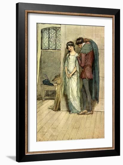 The Merry Wives of Windsor by William Shakespeare-Hugh Thomson-Framed Giclee Print