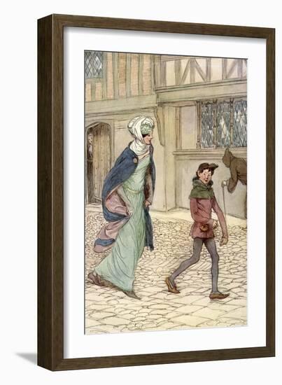 The Merry Wives of Windsor by William Shakespeare-Hugh Thomson-Framed Giclee Print