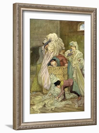 The Merry Wives of Windsor by William Shakespeare-Hugh Thomson-Framed Giclee Print