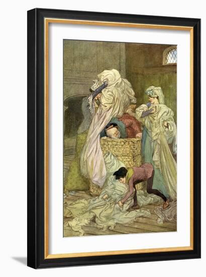 The Merry Wives of Windsor by William Shakespeare-Hugh Thomson-Framed Giclee Print