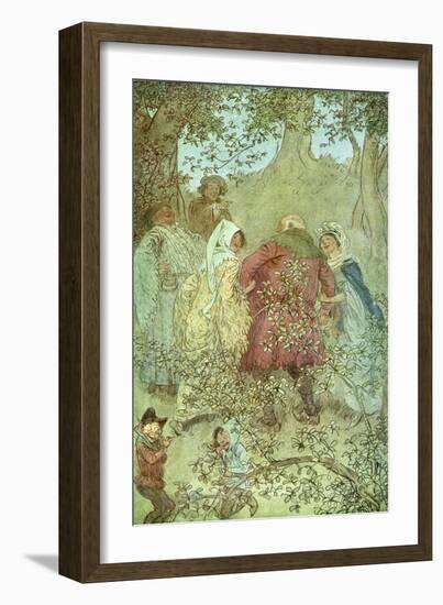 The Merry Wives of Windsor by William Shakespeare-Hugh Thomson-Framed Giclee Print