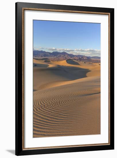 The Mesquite Sand Dunes in Death Valley National Park, California, USA-Chuck Haney-Framed Photographic Print