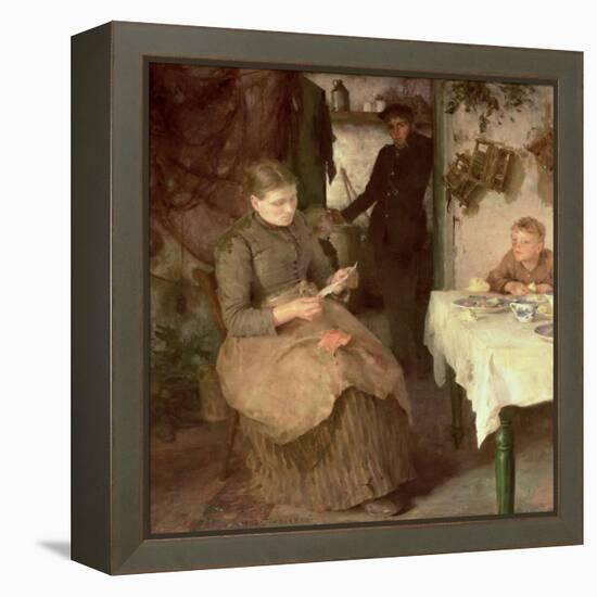 The Message, 1890-Henry Scott Tuke-Framed Premier Image Canvas