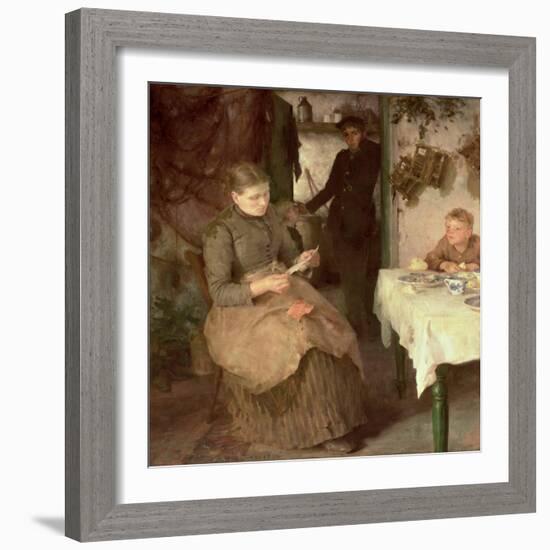 The Message, 1890-Henry Scott Tuke-Framed Giclee Print