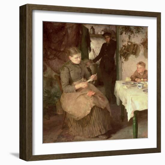 The Message, 1890-Henry Scott Tuke-Framed Giclee Print