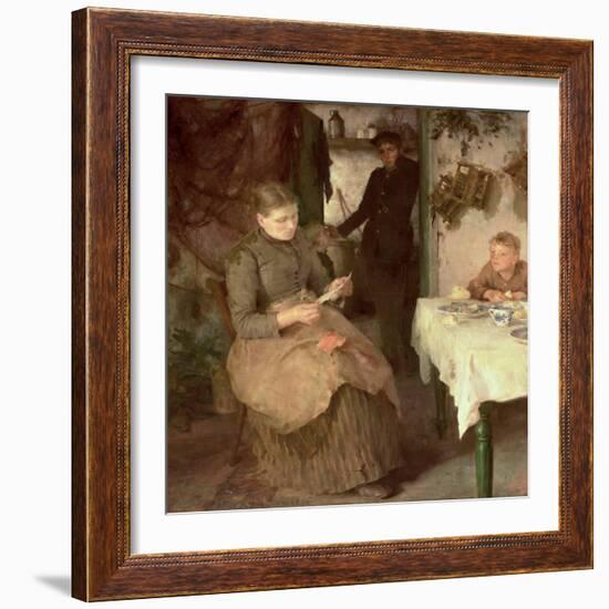 The Message, 1890-Henry Scott Tuke-Framed Giclee Print