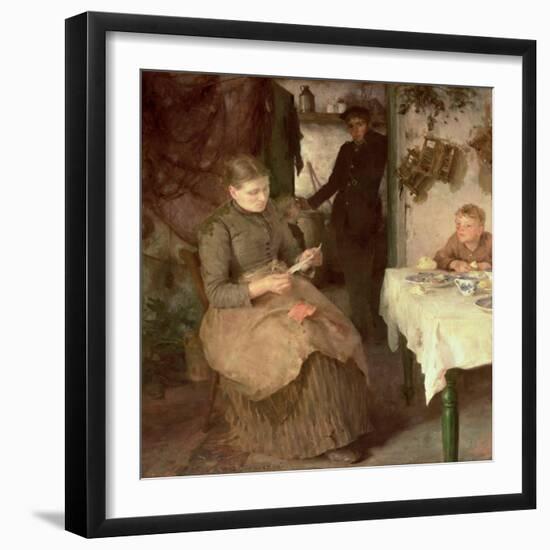 The Message, 1890-Henry Scott Tuke-Framed Giclee Print