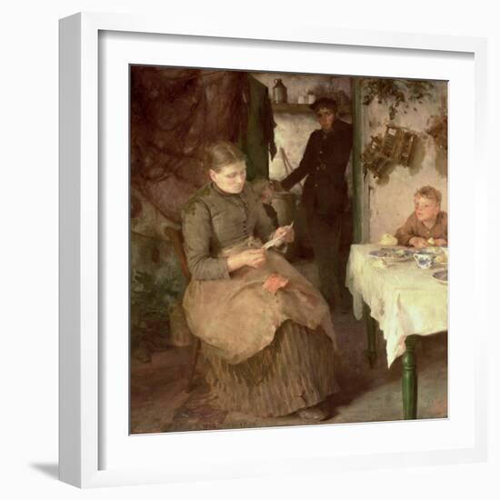 The Message, 1890-Henry Scott Tuke-Framed Giclee Print