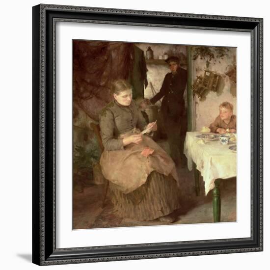 The Message, 1890-Henry Scott Tuke-Framed Giclee Print