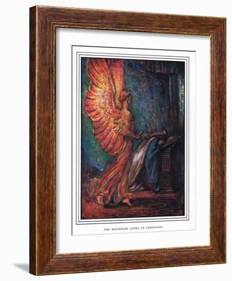 The Messenger Comes to Christiana-John Byam Liston Shaw-Framed Giclee Print