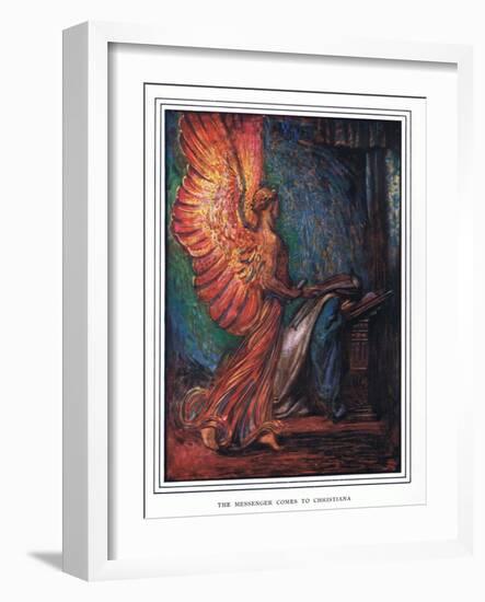 The Messenger Comes to Christiana-John Byam Liston Shaw-Framed Giclee Print