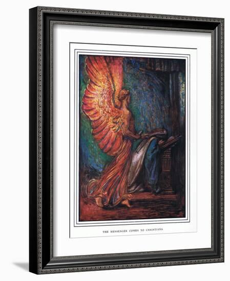 The Messenger Comes to Christiana-John Byam Liston Shaw-Framed Giclee Print