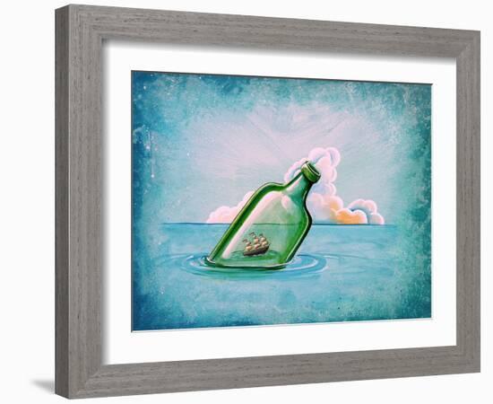 The Messenger-Cindy Thornton-Framed Art Print