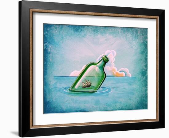 The Messenger-Cindy Thornton-Framed Art Print