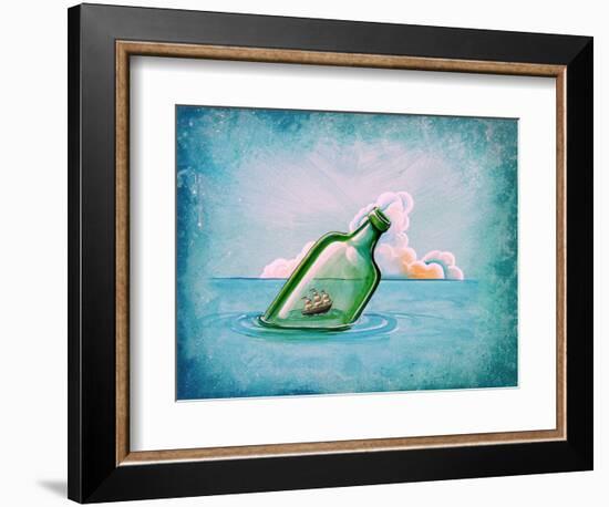 The Messenger-Cindy Thornton-Framed Art Print