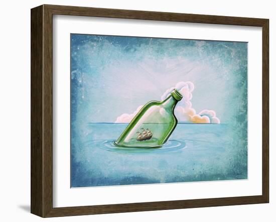 The Messenger-Cindy Thornton-Framed Giclee Print