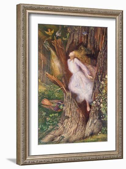 The Metamorphosis of Daphne into a Laurel Tree by Apollo-Charles Sims-Framed Giclee Print